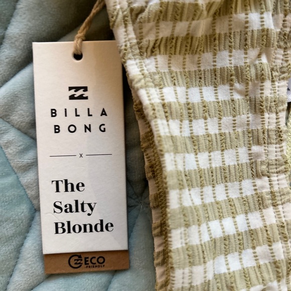 NWT Billabong meet your matcha THREE piece bikini - Picture 11 of 15